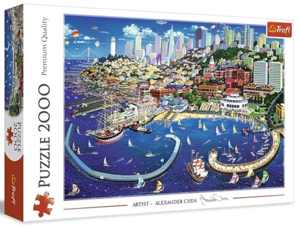 Trefl Puzzle San Francisco Bay 2000 Teile USA Premium Quality fuer Kinder ab 15 Jahren Amazon.de Spielzeug 2021 04 13