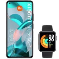 XIAOMI MI 11 Lite 5G NE + MI Watch Lite (BLACK) 128 GB Truffel Black Dual SIM