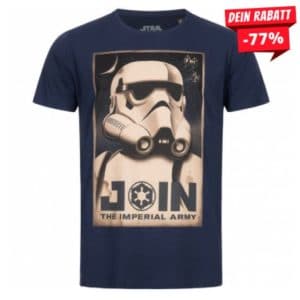 GOZOO x Star Wars Join Imperial Army Herren T-Shirt GZ-9-STA-929-M-BL-1