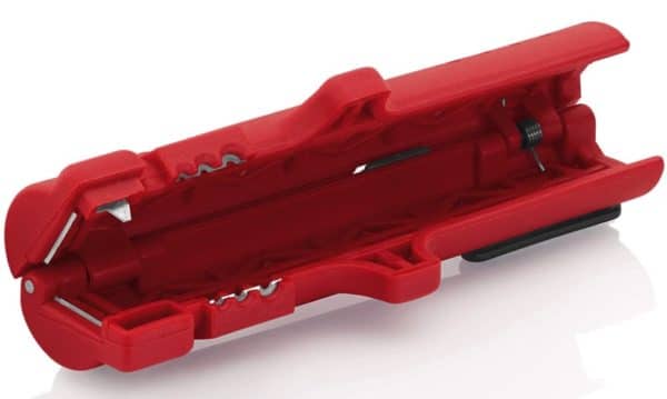 KNIPEX Abmantelungswerkzeug für Flach- und Rundkabel 125 mm 16 64 125 SB