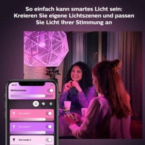 Philips Hue White & Color Ambiance E14 LED Lampe Doppellpack