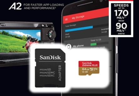 SanDisk Extreme Plus 64GB microSDXC