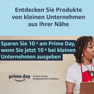 Amazon 10 Euro Gutschein für Prime Days