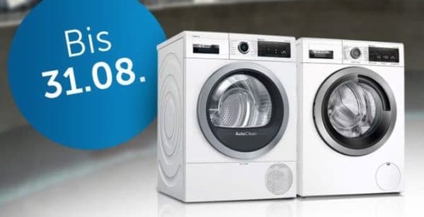 Bosch Waschmaschinen & Trockner + Coupons für Adidas MyTopDeals