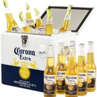 Corona Extra   Bier Coolbox   Kuehltruhe mit 12 Flaschen Lagerbier