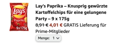 Lay's Paprika – Knusprig gewürzte Kartoffelchips