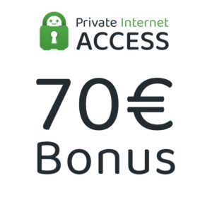 Effektiv GRATIS: 🔐 VPN ohne Logs mit 70€ Bonus (PrivateInternetAccess)