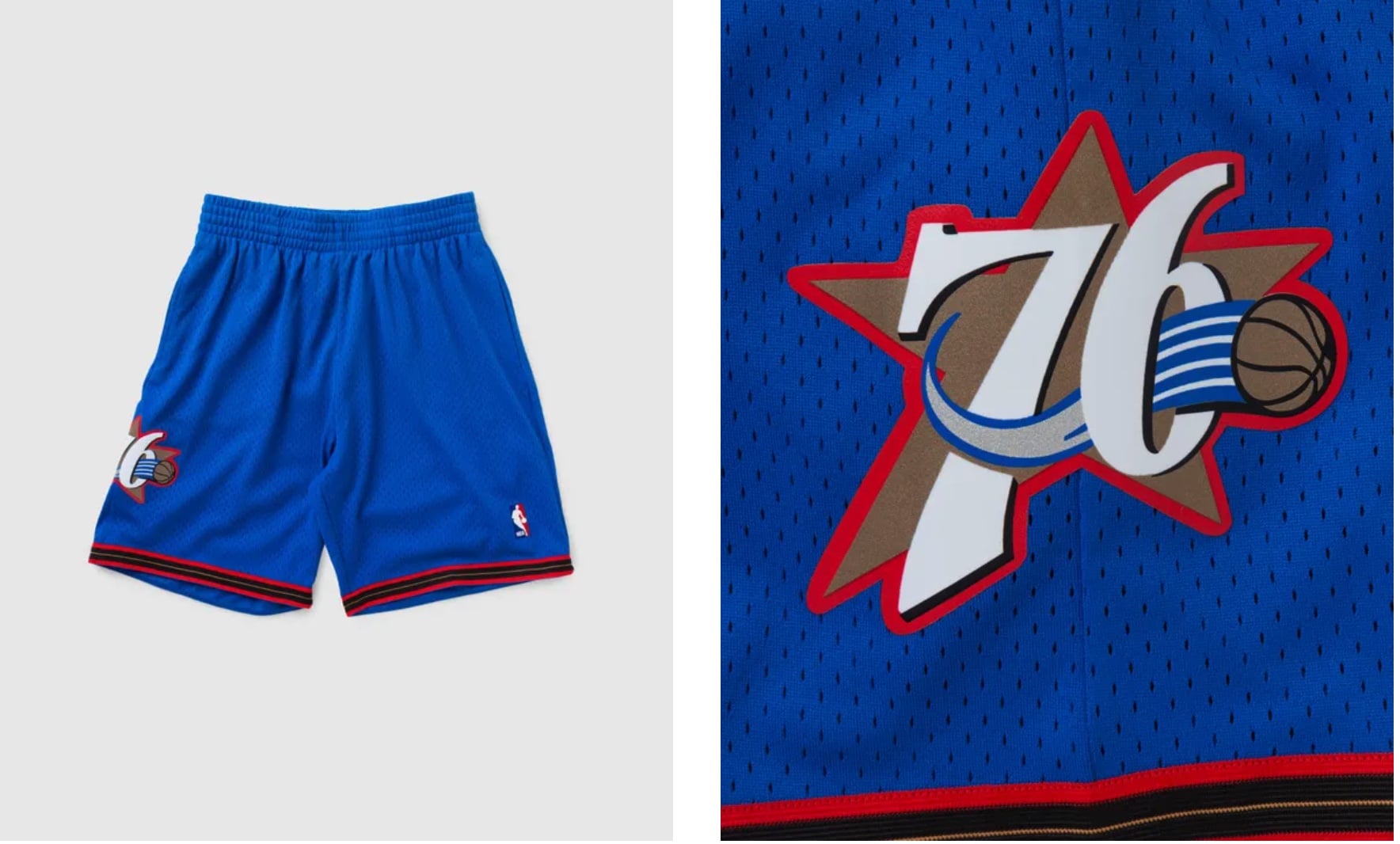 SWINGMAN SHORTS PHILADELPHIA 76ERS ALTERNATE 1999 00 SWINGMAN SHORTS PHILADELPHIA 76ERS ALTERNATE 1999 00