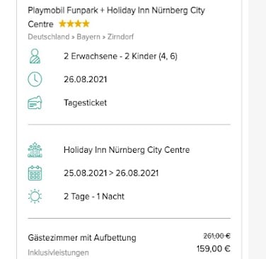 Playmobil Funpark Zirndorf inkl. Übernachtung im Premium Hotel