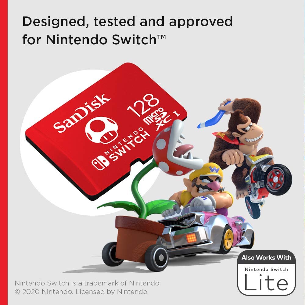 SanDisk microSDXC UHS I Card for Nintendo Switch
