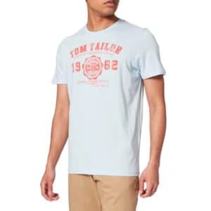 TOM TAILOR Herren Logodruck T-Shirt