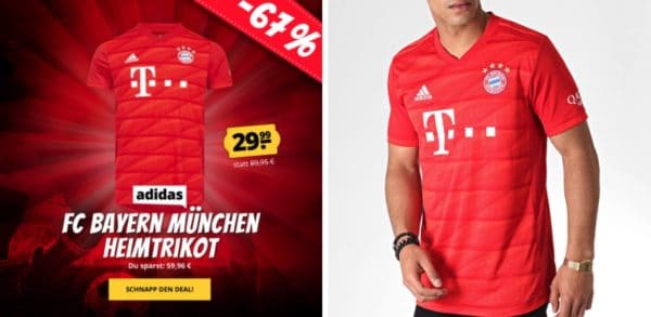 adidas FC Bayern München Herren Heim Trikot DW7410