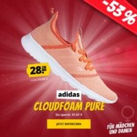 Adidas Cloudfoam Damen Mädels Pure Sneaker
