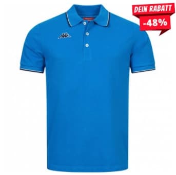 Kappa Woffen Herren Polo-Shirt KA-303IA blue