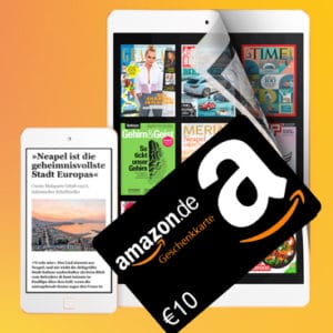 😳 10€ Amazon.de-Gutschein* abstauben + 2 Monate Readly GRATIS 📚