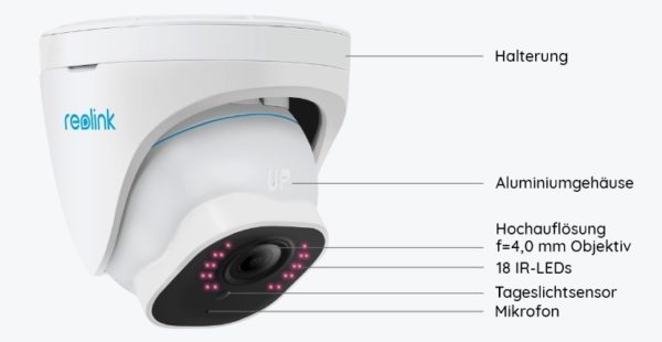 Reolink RLC-822A PoE 4K Security Kamera