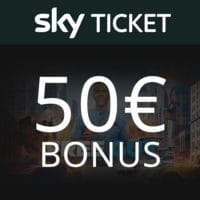 Sky Ticket 50 Euro Bonus
