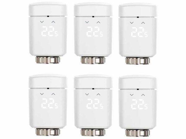 Eve Thermo 6er-Set - Smarter Heizkörper-Thermostat