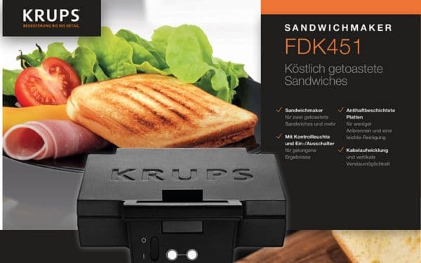 Krups Sandwichmaker FDK451