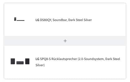 LG DS80QY Soundbar Dark Steel Silver