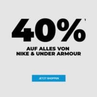 Mysportswear 40 Prozent auf Nike Under Armour