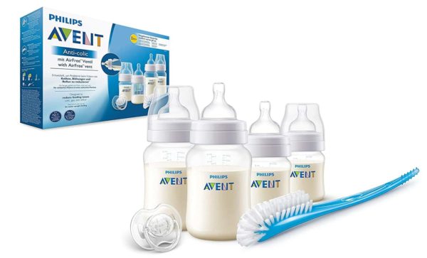 Philips AVENT SCD807/00 Anti-Kolik Flaschen-Set, transparent Amazon