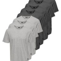 Only & Sons ONSMATT LIFE LONGY SS TEE 7-PACK