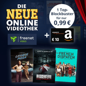 [Letzte Chance!] 4€ Gewinn! 📺 2 Aktuelle Blockbuster für 5,98€ + 10€ Amazon.de Gutschein + freenet video