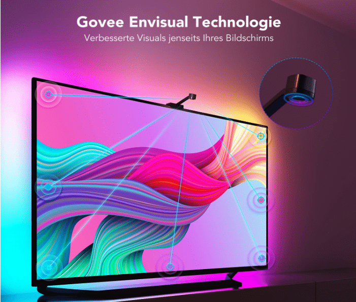Govee TV LED Hintergrundbeleuchtung, DreamView T1