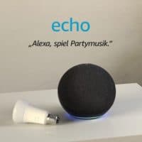 Echo (4. Generation) + Philips Hue Smarte Lampe (E27)