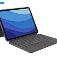 LOGITECH Combo Touch fuer iPad Pro 11 Zoll 1. 2. und 3. Generation Tastatur Case Oxford Grau