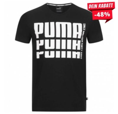 PUMA Rebel Bold Basic Herren T-Shirt 853385-01