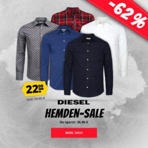 Diesel 👔🔥 Herren Hemden im Sale in über 90 Designs 😯