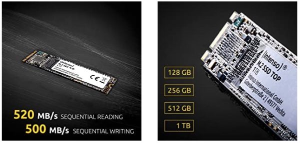 Intenso 3832440 Top Performance interne SSD M.2 SATA III