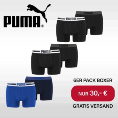 Puma 6er Pack Boxer