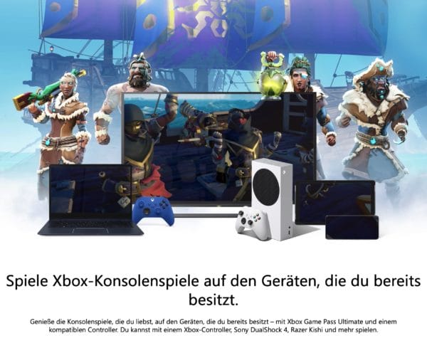 Xbox Cloud Gaming Beta mit Xbox Game Pass  Xbox 2022 01 19 14 43 02