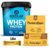 Multipower Protein Layer Riegel + Whey Protein