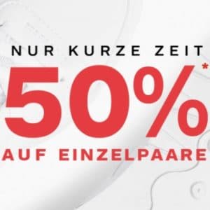 Deichmann 😍👟 50% Gutschein auf Einzelpaare