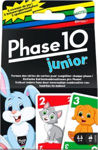 Mattel Games GXX06 - Phase 10 Junior Kartenspiel, ab 4 Jahren