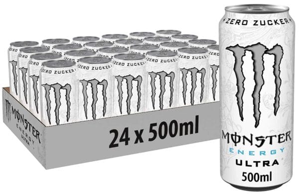 Monster Energy Ultra White 24x500 ml Einweg Dose Zero Zucker und Zero Kalorien  Amazon.de Lebensmittel  Getraenke 2022 02 16 13 38 02