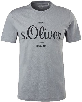 s.Oliver Herren T-Shirt grau