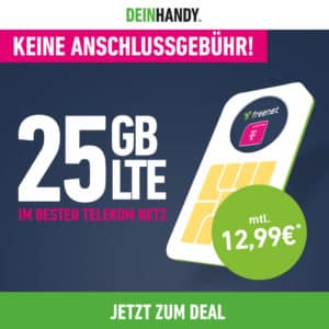 [Bestpreis!] Telekom Daten-Flat 🚀 25GB LTE (300 Mbit/s) - Keine AG!