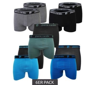 6er Pack Pierre Cardin Herren Boxershorts Unterwäsche in verschiedenen Farben