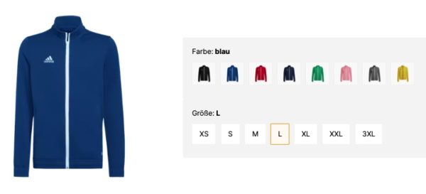 Adidas Entrada 22 Herren Trainingsjacke