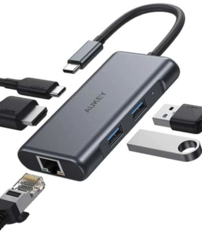 Aukey CB-C75 5-in-1 USB-C Hub