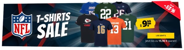 NFL T-Shirts Sale bei Sportspar