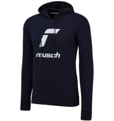 Reusch Hoodie Essentials Logo dunkelblau/weiß