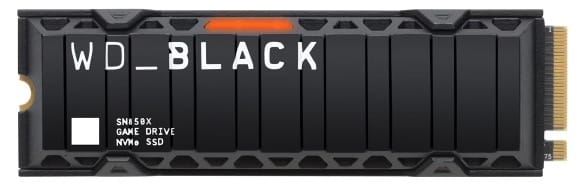 WD BLACK SN850X NVMe SSD 1TB mit Kuehlkoerper WD BLACK SN850X NVMe SSD 1TB mit Kuehlkoerper