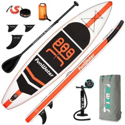 FunWater SUP Board aufblasbar Stand Up Paddle Set Surfboard Paddling ISUP 335cm