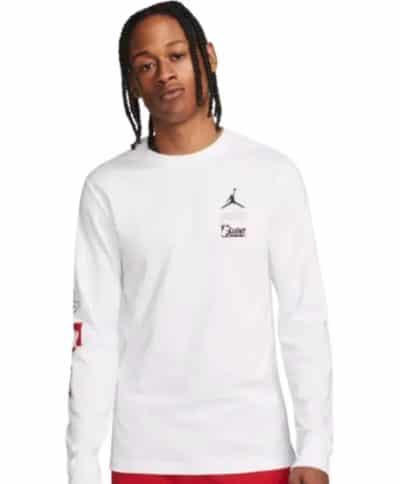 Nike Sweater Jordan Flight Team weiß/rot
